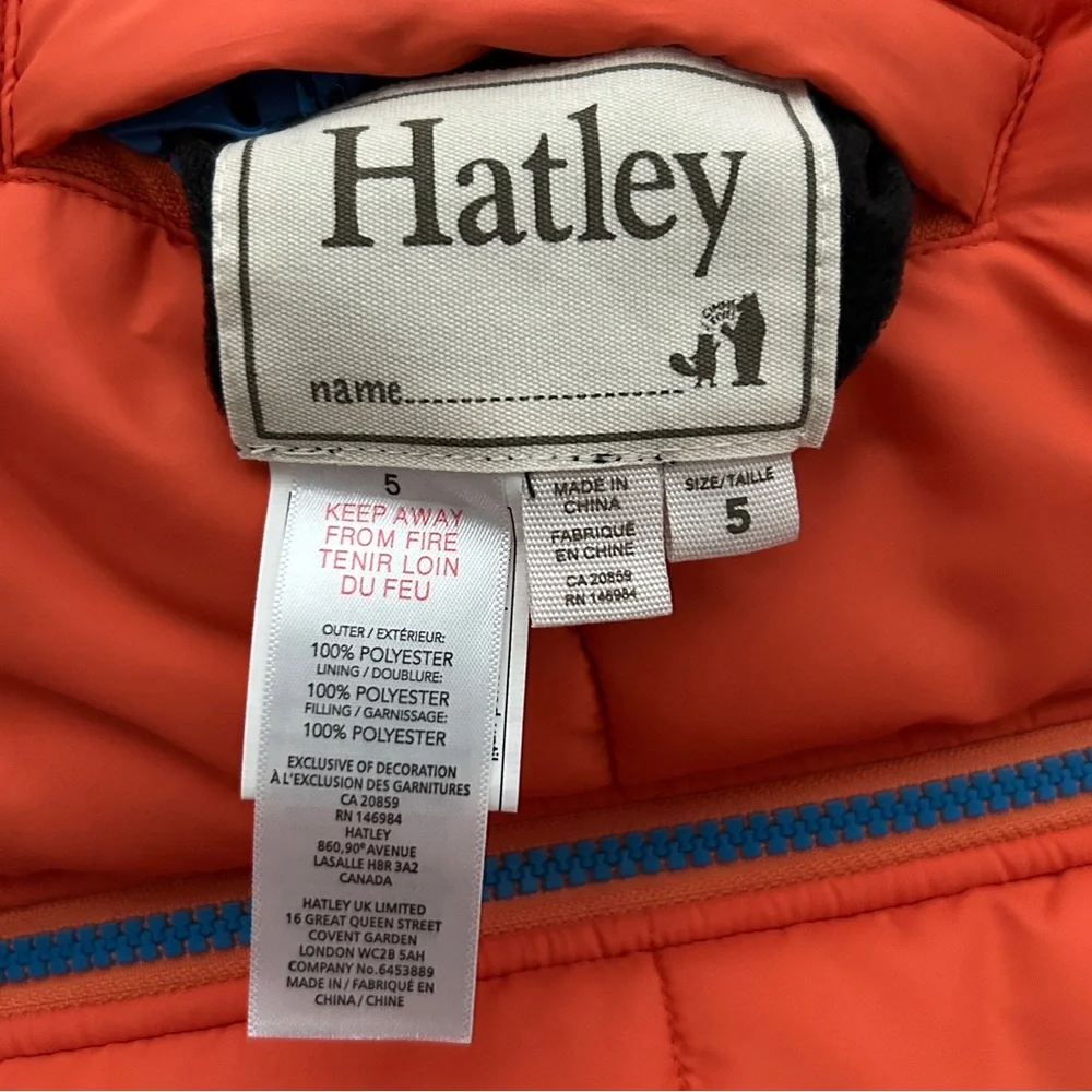 Hatley Puffer Vest Reversible Sleeveless Retro Rocket Ships (5)